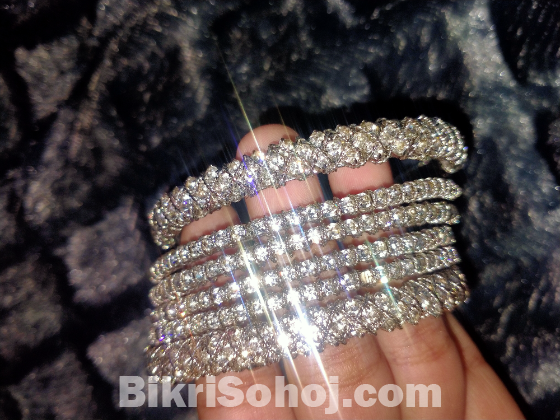 Diamond Cut Bangles